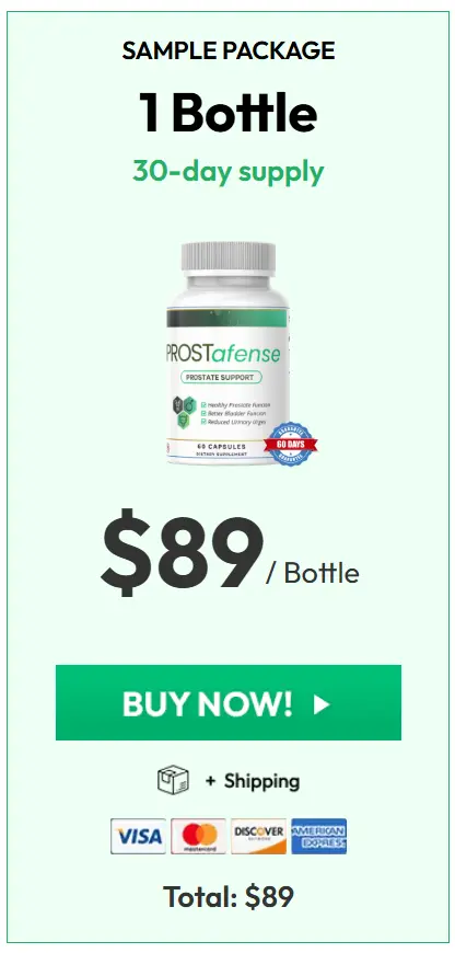 ProstAfense 1-Bottle Price